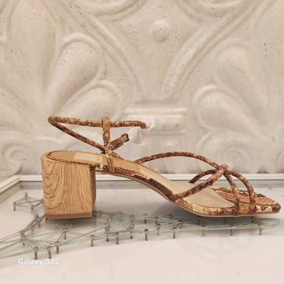 Dolce Vita Zayla Snakeskin Block Heels. NWT. Size 9 - Picture 2 of 8